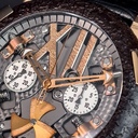 Sea Titanic Inside Steampunk Red Chrono