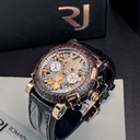 Sea Titanic Inside Steampunk Red Chrono