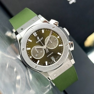 Classic Fusion Chronograph Titanium Green 42 mm