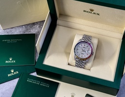 DATEJUST II FULL PAVE RAINBOW
