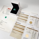 Кольцо с колумбийским изумрудом 7,59 ct и бриллиантами GIA