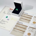 Кольцо с колумбийским изумрудом 8,16 ct и бриллиантами GIA