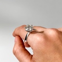 Кольцо с натуральным бриллиантом 3,50 ct. GIA