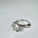 Кольцо с натуральным бриллиантом 3,50 ct. GIA