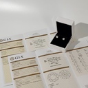 Пусеты с бриллиантами 3.00 Ct. GIA
