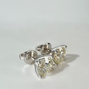 Пусеты с бриллиантами 3.40 Ct. GIA