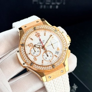 Big Bang Gold White Diamonds 41 mm