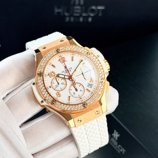 Big Bang Gold White Diamonds 41 mm