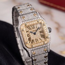 Santos Galbée Steel and Yellow Gold
