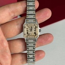 Santos Galbée Steel and Yellow Gold