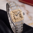 Santos Galbée Steel and Yellow Gold