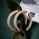 СЕРЬГИ JACOB & CO. — DIAMOND HOOP EARRINGS