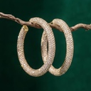 СЕРЬГИ JACOB & CO. — DIAMOND HOOP EARRINGS