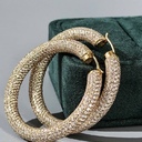 СЕРЬГИ JACOB & CO. — DIAMOND HOOP EARRINGS