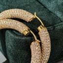 СЕРЬГИ JACOB & CO. — DIAMOND HOOP EARRINGS