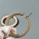 СЕРЬГИ JACOB & CO. — DIAMOND HOOP EARRINGS