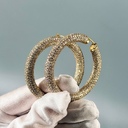 СЕРЬГИ JACOB & CO. — DIAMOND HOOP EARRINGS
