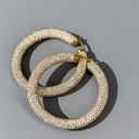 СЕРЬГИ JACOB & CO. — DIAMOND HOOP EARRINGS