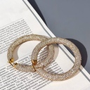 СЕРЬГИ JACOB & CO. — DIAMOND HOOP EARRINGS