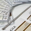 Бриллиантовый браслет 11.41 ct. GIA