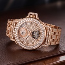 Limited Edition Rose Gold Full Pavé Diamonds Tourbillon