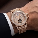 Limited Edition Rose Gold Full Pavé Diamonds Tourbillon