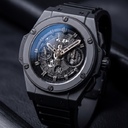 King Power 48 Unico Black Magic Ceramic Skeleton “All Black”