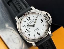 Officine Panerai Luminor Marina 8 Days Acciaio PAM00563 white dial