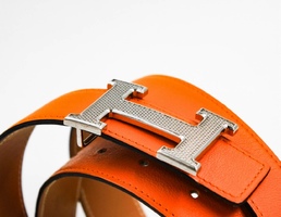 Ремень Hermes Orange leather