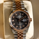 Datejust 36 Gray Motif Fluted Dial