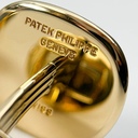 Запонки  Patek Philippe - Golden Ellipse Blue Cufflinks