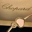 CHOPARD - HAPPY HEARTS 18K ROSE GOLD AND NATURAL MOTHER-OF-PEARL