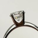 Кольцо из белого золота с бриллиантом 1,21 карата