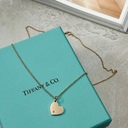 Подвеска Tiffany & CO PINK SAPPHIRE HEART TAG