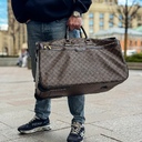 Сумка-чемодан LOUIS VUITTON Boston Bag Carry Case Eor 60 Damier Ebenu Brown