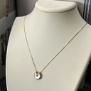 Колье Cartier Amulette Yellow Gold, Mother Of Pearl And Diamond