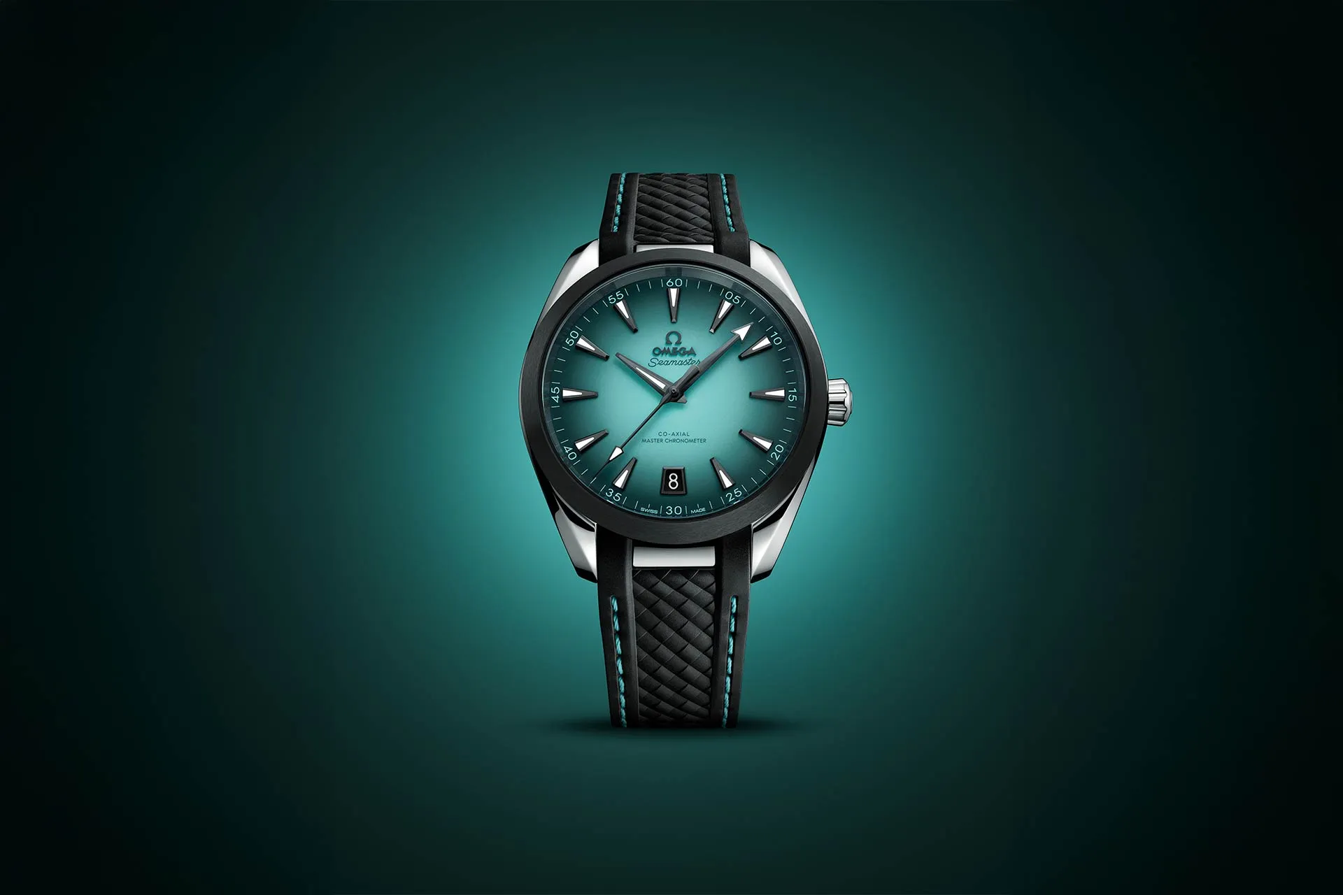 Omega Seamaster Aqua Terra — впечатляющая контрастность бирюзы